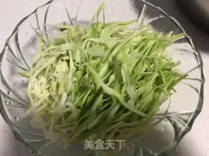 Make Cold cabbage step 1