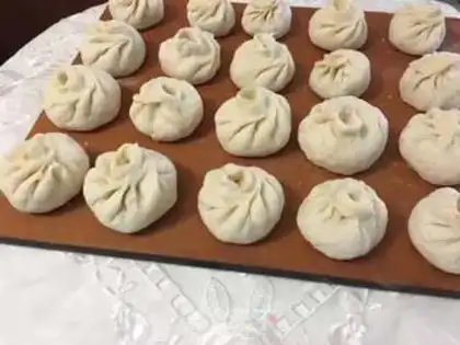 Make Fresh meat buns step 2