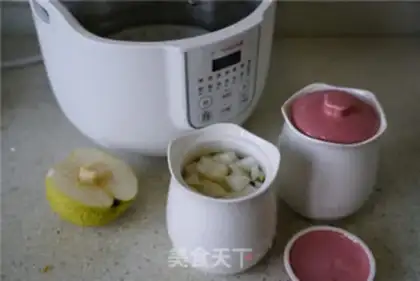 Make Pear. Peach glue step 4