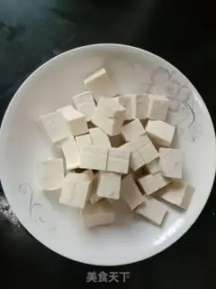 Make Tofu with meat and eggs step 2