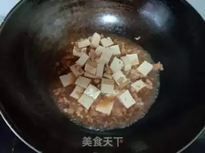 Make Tofu with meat and eggs step 9