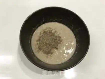 Make Black wheat eggcake step 1