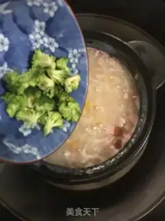 Make Seafood congee step 4