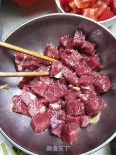 Make Tomato beef step 0