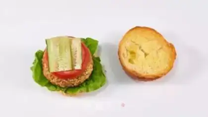Make Eagle Bean Burger step 6