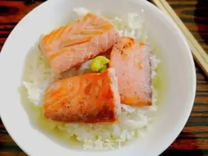 Make Chicken tea and rice step 7