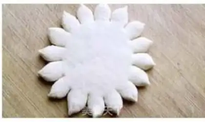 Make Flower buns step 7