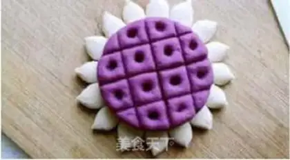 Make Flower buns step 11