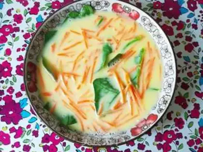 Make Vegetable omelet step 5