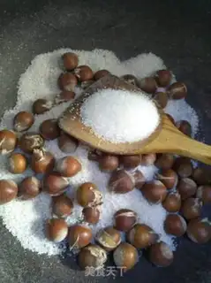 Make A simple version of sugar fried chestnuts step 6