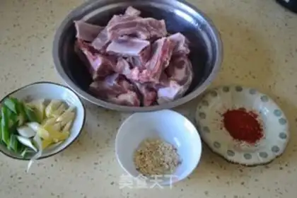 Make Dry column ribs step 0