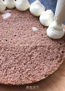 Make Mango cream cake step 2