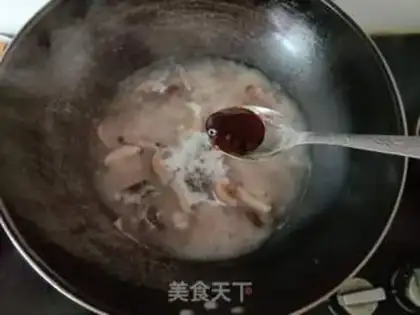 Make Skinny mushrooms, soybean skin step 12