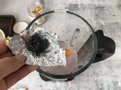 Make Black sesame rice cake step 2