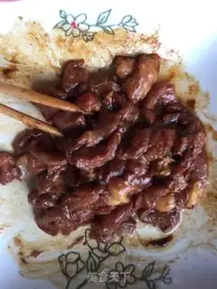 Make Beef beans step 1