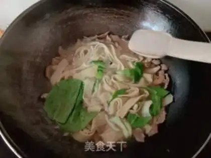 Make Skinny mushrooms, soybean skin step 16