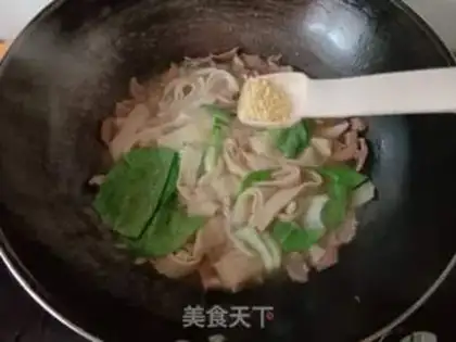 Make Skinny mushrooms, soybean skin step 17