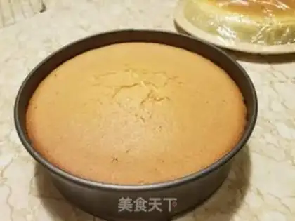 Make Mango cake step 9
