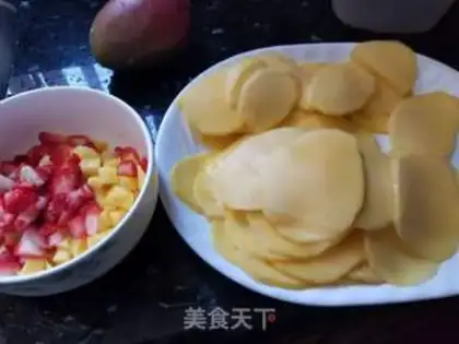 Make Mango cake step 10