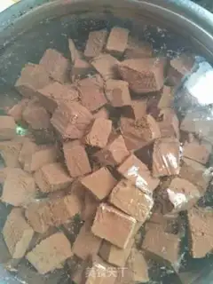 Make Pork blood step 1