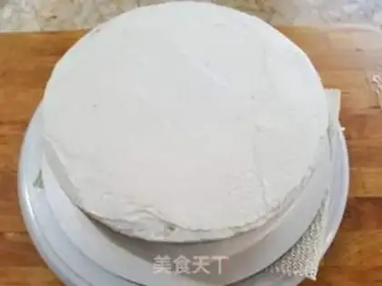 Make Mango cake step 16