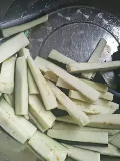 Make Meat and eggplant step 0