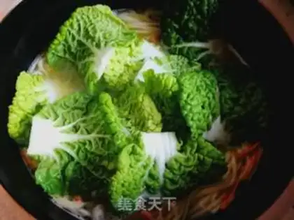 Make Puffy chicken noodles step 5