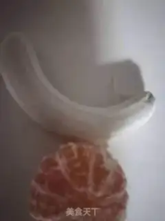 Make Orange banana mud step 2