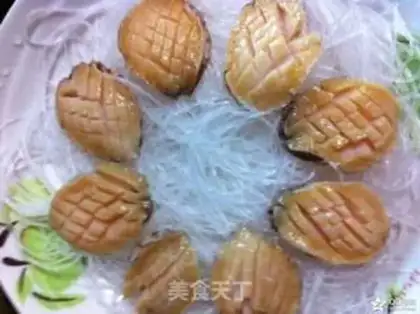 Make Abalone garlic fan step 1