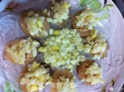 Make Abalone garlic fan step 3