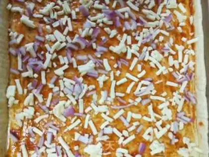 Make Big square pizza step 13