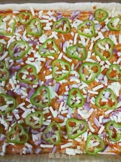 Make Big square pizza step 14