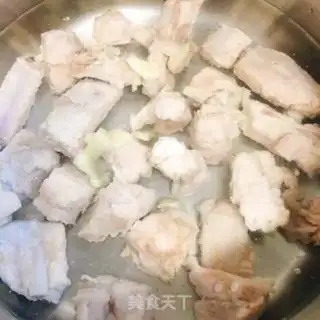 Make Corn steak soup step 1
