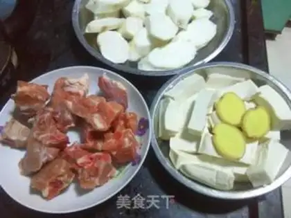 Make Tofu soup from the raisin step 1