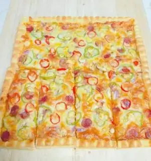 Make Big square pizza step 24