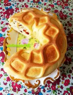 Make Creative net bread step 16