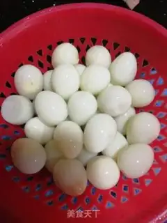 Make The halogenated quail egg step 2