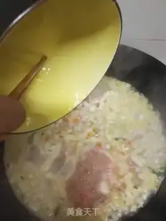 Make Seafood mushroom ham soup step 6