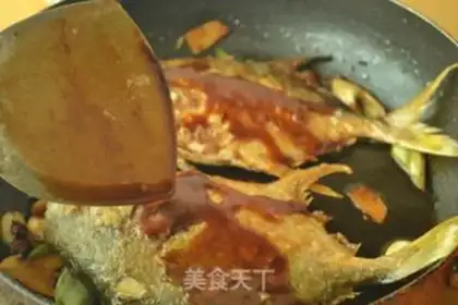 Make Red-burned sea fish step 12