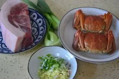 Make Crab, yellow lion head step 0