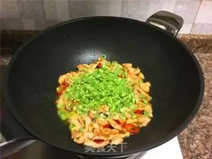 Make Two bean fried meat step 6