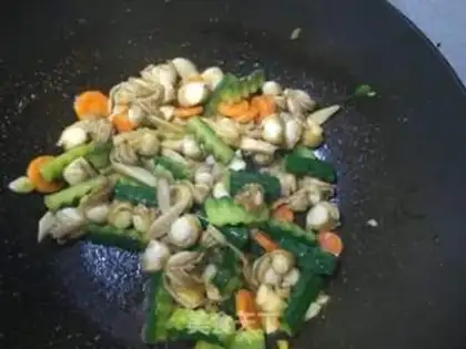 Make Clear the scallop step 12