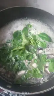 Make Mushroom tofu soup step 4