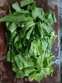 Make Garlic leaf step 1