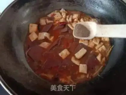 Make Skinned tofu and pig blood step 11