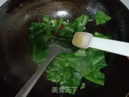 Make Garlic leaf step 6