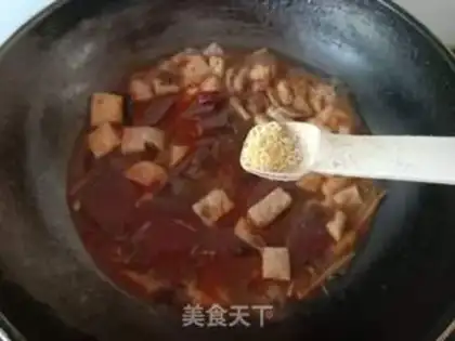 Make Skinned tofu and pig blood step 13