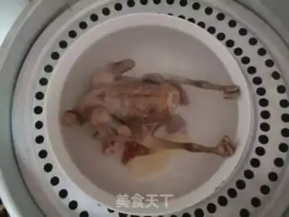 Make Steam chestnut pigeon soup step 5