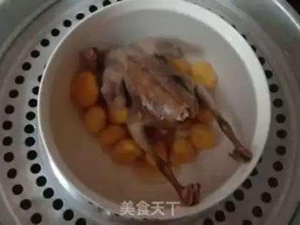 Make Steam chestnut pigeon soup step 6