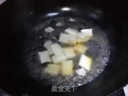 Make Meat tofu wood soup step 4